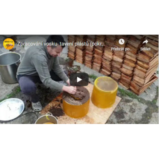 Zpracování vosku- tavení plástů (pokračování) 18-19.10.2020
