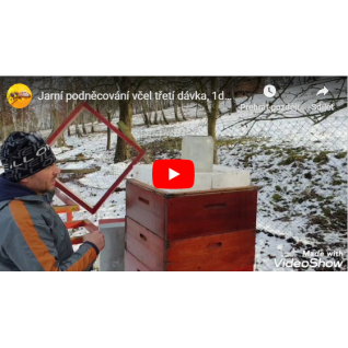 Jarní podněcování včel, třetí dávka 29.2.2020