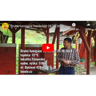 Druhá fumigace Varidolem 24.10.2020